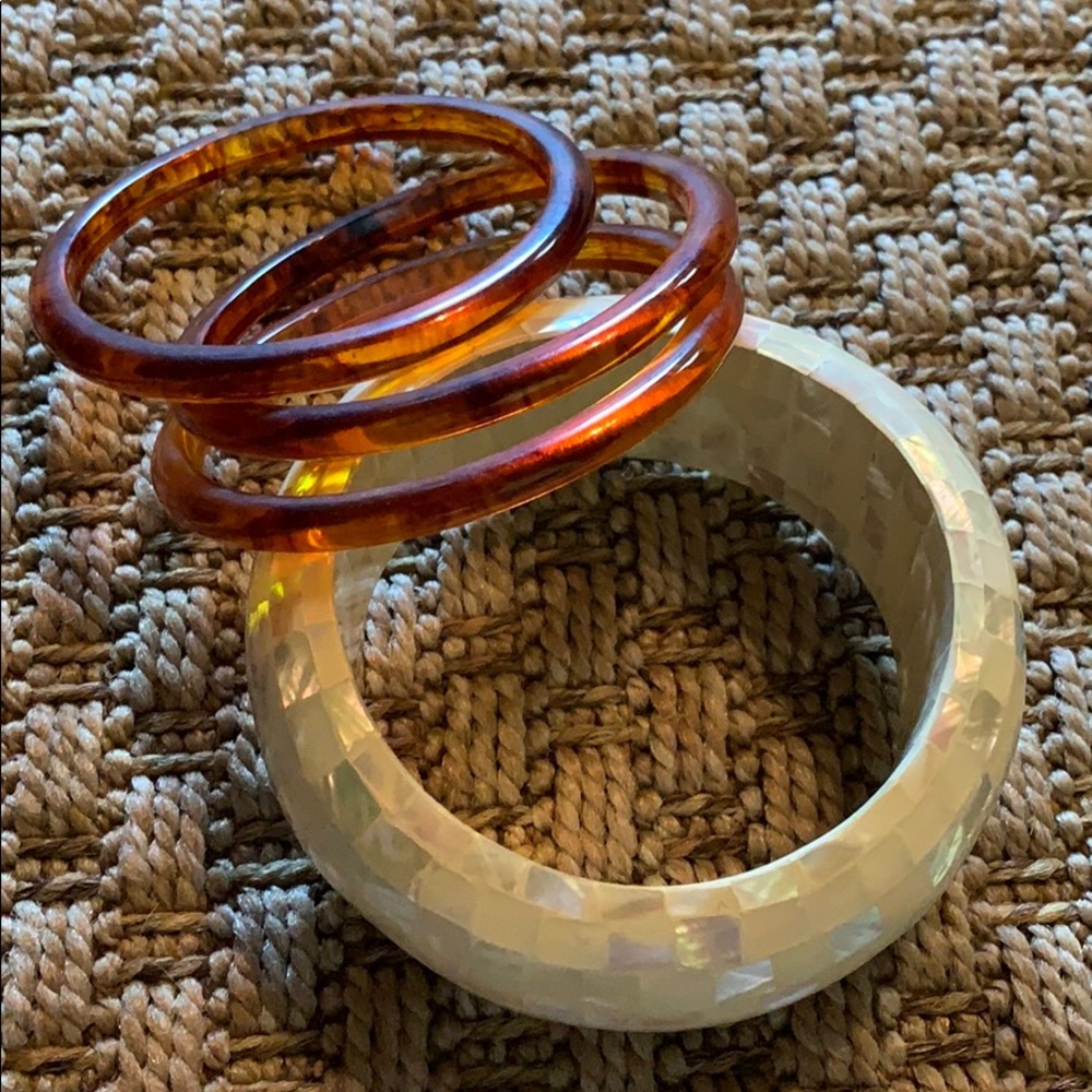 4 Stacking bangles - Picture 2 of 4